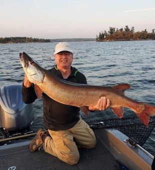 Trophy Muskie awaits at our Ontario fishing lodge.