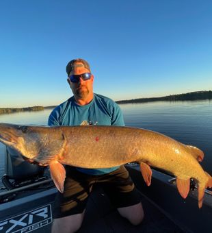 Catch of the day: Giant muskie in Ontario, Canada.