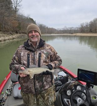 Catching dinner for later on beaver lake