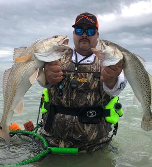 Redfish and Speckled Trout action in Galveston!