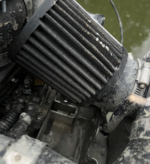 Ready for an exciting day of bow fishing with reliable motor power.