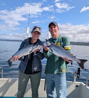 A couple of nice puget sound coho Salmon.