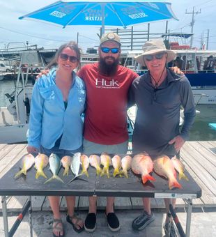 Great mutton snapper and yellowfin action in Marathon FL!