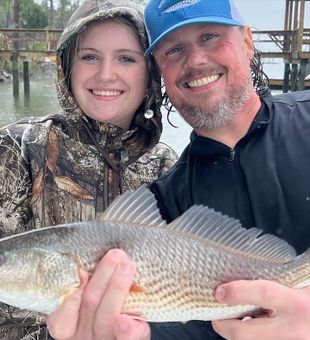 Red Drum Catch in Beaufort Fishing Charter.