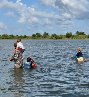 Family fishing adventure at Bolivar Peninsula TX!