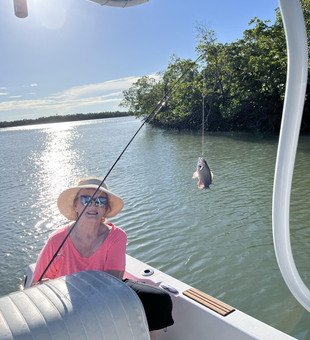 Great day on the water at Goodland Boat Park! Mixed techniques paying off with this catch.