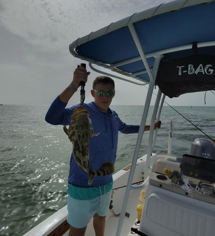 Partly cloudy skies set the scene for an epic fishing adventure!