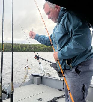 Maine Lake fishing with the best fishing guide