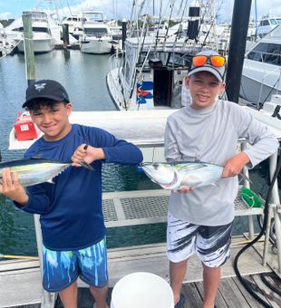 Double Blackfin Tuna success in Riviera Beach!