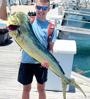 Beautiful mahi mahi caught on Riviera Beach fishing charter!