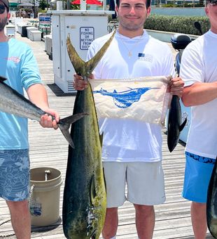 Beautiful mahi mahi caught on Riviera Beach charter!