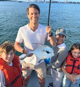 Beautiful permit landed on Riviera Beach fishing charter!