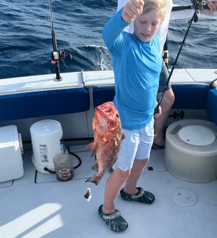 Red grouper success on Riviera Beach waters!
