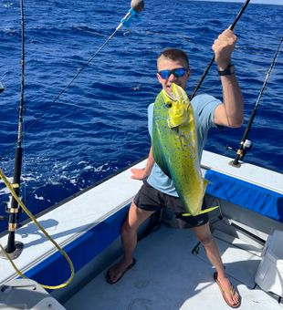 Beautiful Riviera Beach mahi mahi on the deck!