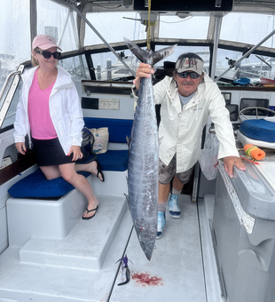 Reeled in a feisty wahoo while out on the water in West Palm Beach, FL!