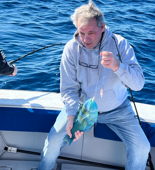 Nice blue-green catch from West Palm Beach waters!