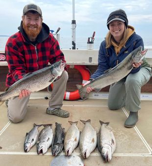 Fishing adventures on Lake Ontario.