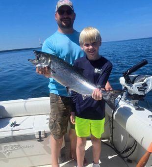 Beautiful Chinook salmon from Mexico NY waters!