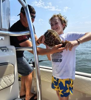 Reelin’ it in at Tuckerton Bay