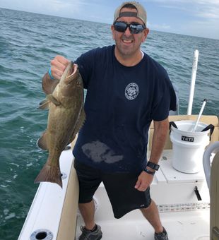Caught a Grouper in Tarpon Springs, FL