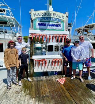 Snapper victory in Destin's sea.