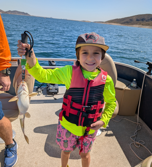 Enjoying a peaceful day on the water with a few good catches.