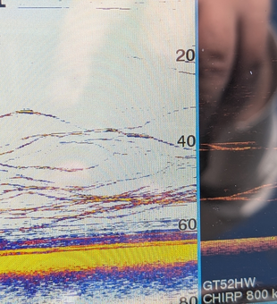 Sonar painting the picture at Lake Pleasant!