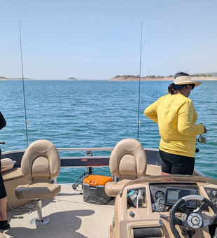 Perfect day jigging and trolling at Lake Pleasant!