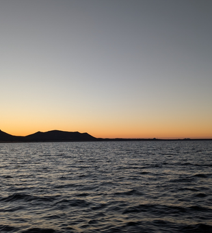 Perfect evening on Lake Pleasant for some fishing action.