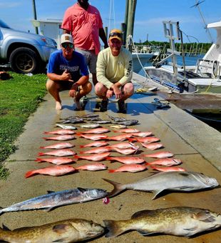 Different fish species to choose from in NC Waters