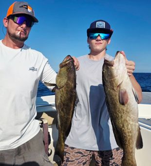 Double gag grouper success in Sneads Ferry waters!