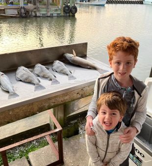 Sheepshead & speckled trout—future anglers! 🎣