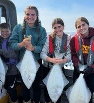 Pacific halibut success in Chugiak Alaska waters!