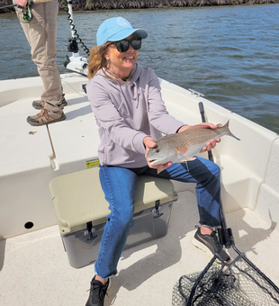 A peaceful day by the water with a few good catches.