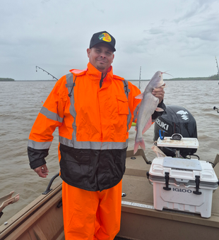 Blue catfish success at Pomme De Terre Lake!