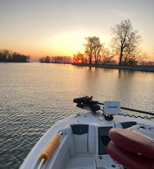 Calm waters meet stunning Ludington shoreline view