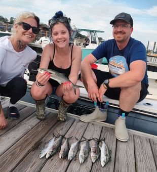 Spanish mackerel success in Hampstead NC waters!