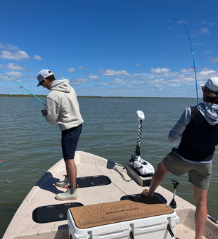 Light tackle drift fishing action on Matagorda Bay!