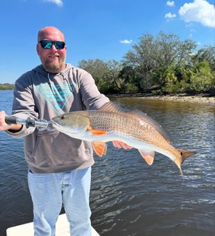 Redfish in Ooltewah, TN. Bigger than average.