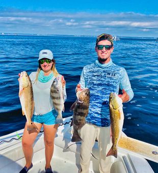 Sheepshead and Redfish From Destin, Fl