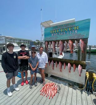Red snapper off Destin's coast!