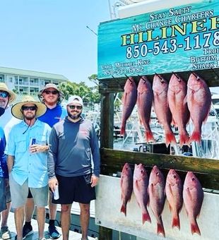 Sun, sea, and a stunning red snapper from Destin.