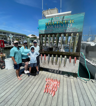 Five beautiful mahi mahi from Destin waters!