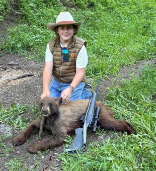 Idaho backcountry, rifle ready