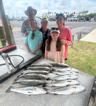 Anglers bagged a massive haul of spotted weakfish using an array of specialized techniques on the Texas coast.