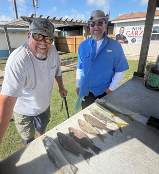 South Padre speckled trout, crevalle jack, and grey snapper!