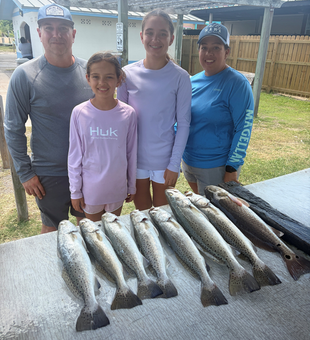 South Padre redfish and speckled trout success!