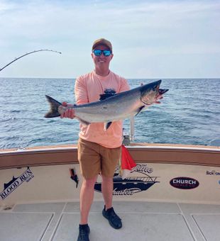 Beautiful Chinook salmon from Muskegon waters!
