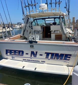 Feed-N-Time: Muskegon’s top fishing boat.