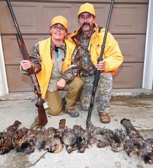 Productive Kapuskasing grouse hunting day